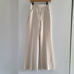 NWT Express Super Highrise off white trousers size 0R